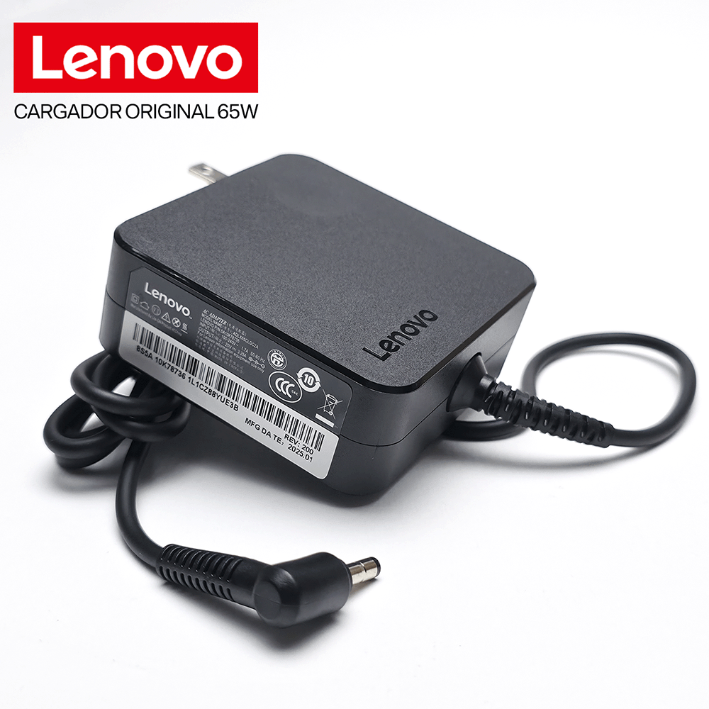 Cargador Original Lenovo 65W.