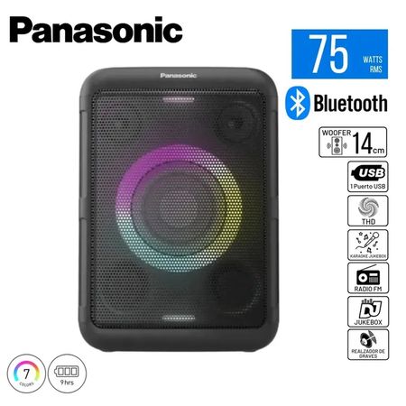 Parlante Bluetooth Inalámbrico Panasonic SC-BMAX5E-K 75w