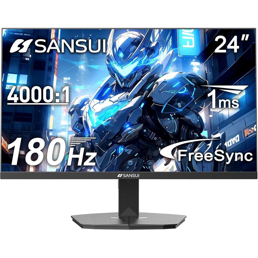 Sansui 24"" FHD 180 Hz 1 ms DP/HDMI FPS/RTS FreeSync