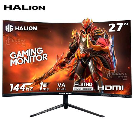 Monitor Halion Gaming HS 2703FC 27  VA Full HD 1920 x 1080 144Hz 1ms HDMI