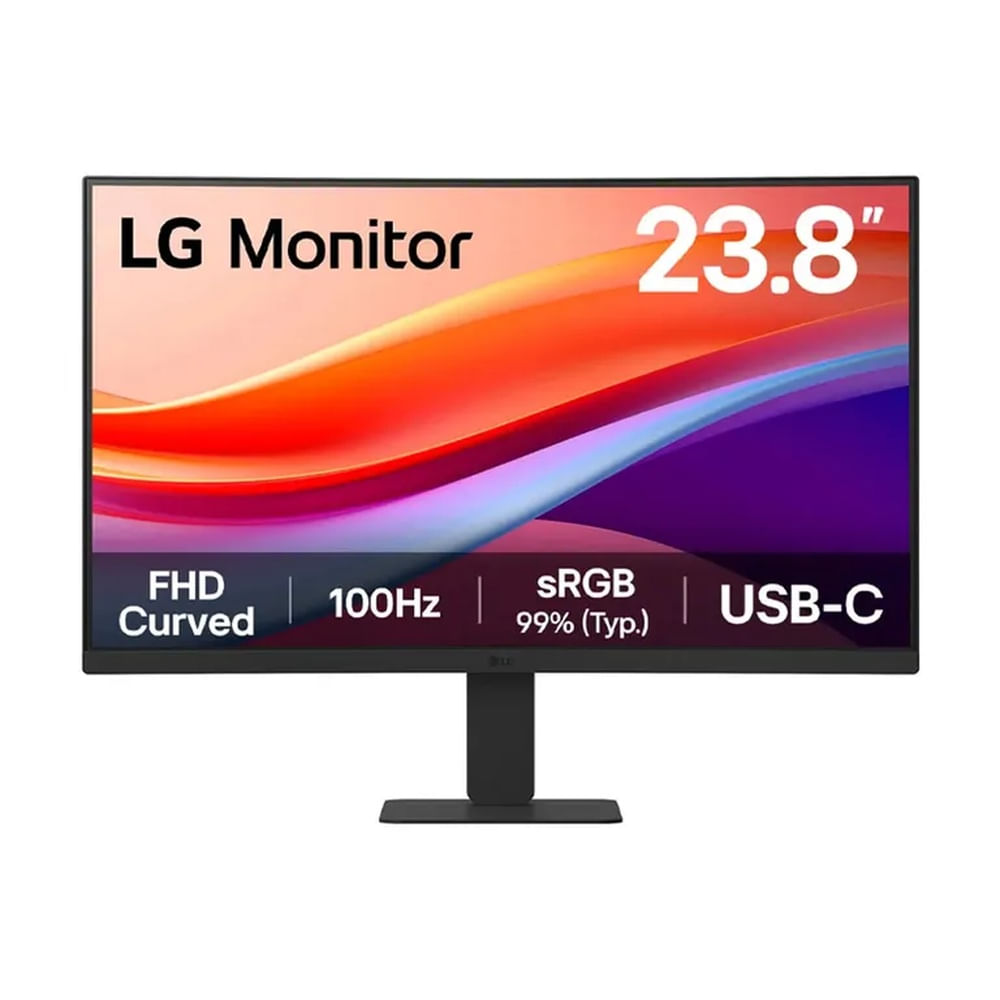 MONITOR LG 24U421A-B CURVO 100HZ 5MS FHD VA USB-C HDMI 238