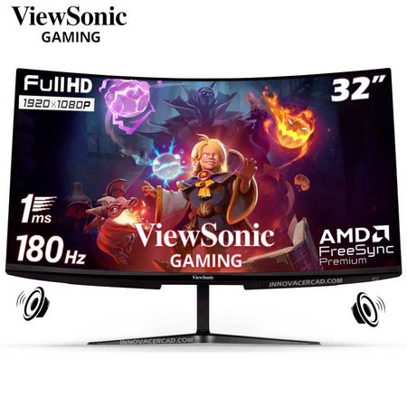 Monitor ViewSonic OMNI Gaming VX3218 32 Curvo FHD 1920x1080 180hz 1ms FreeSync Premium