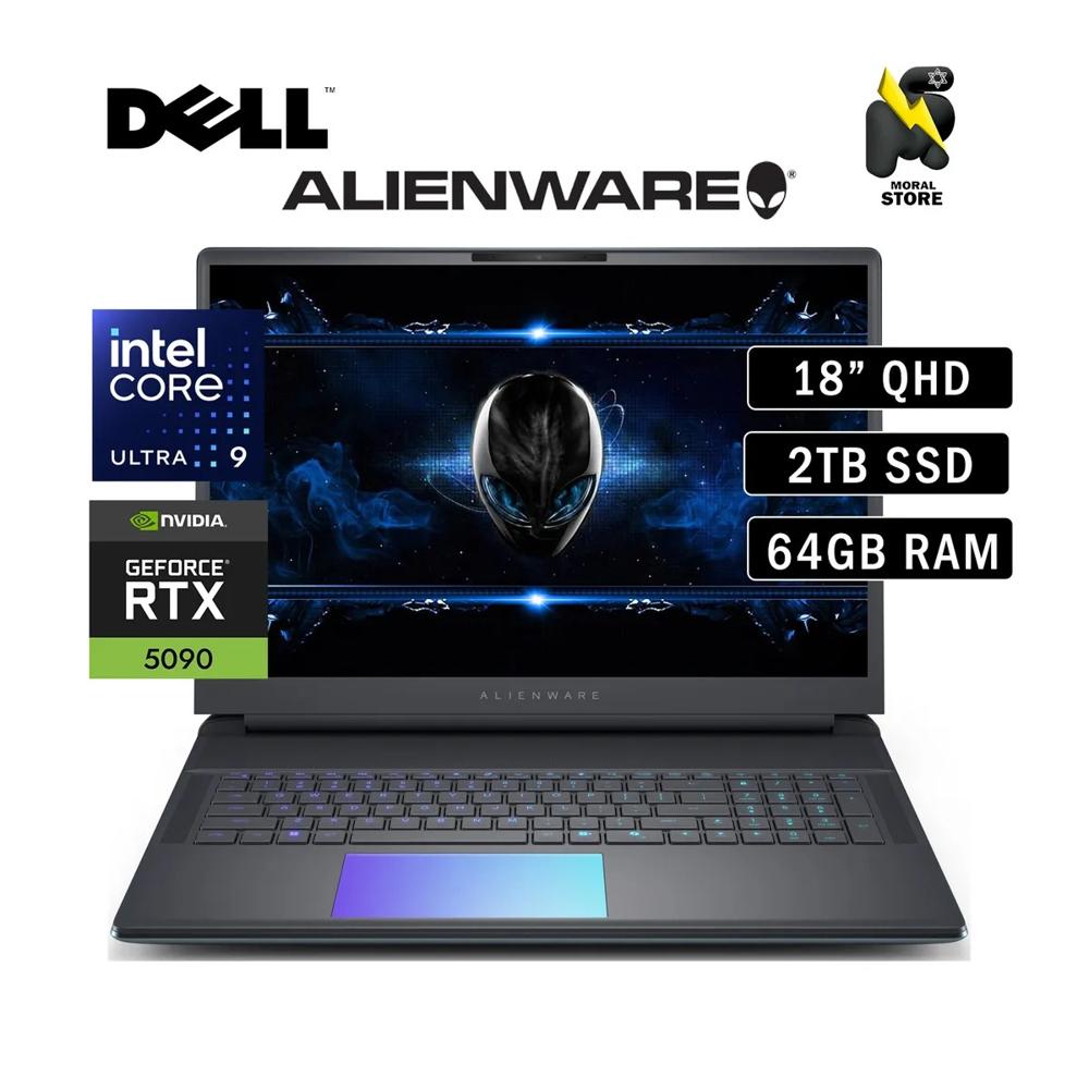 DELL ALIENWARE 18 AREA 51 INTEL CORE ULTRA 9 275HX DISCO 2TB SSD 64 GB RAM RTX 5090 18 QHD