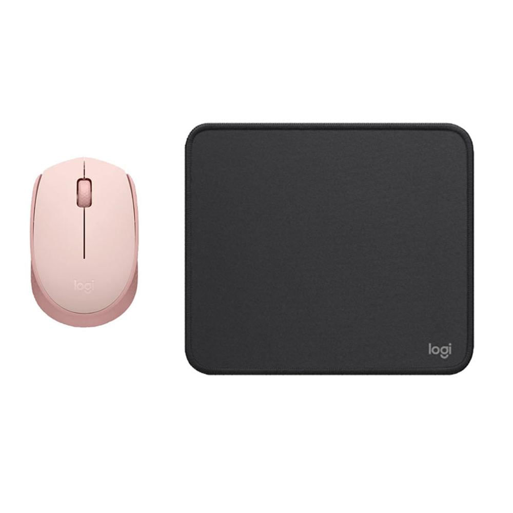 LOGITECH MOUSE M170 ROSADO PAD MOUSE 200x230 NEGRO