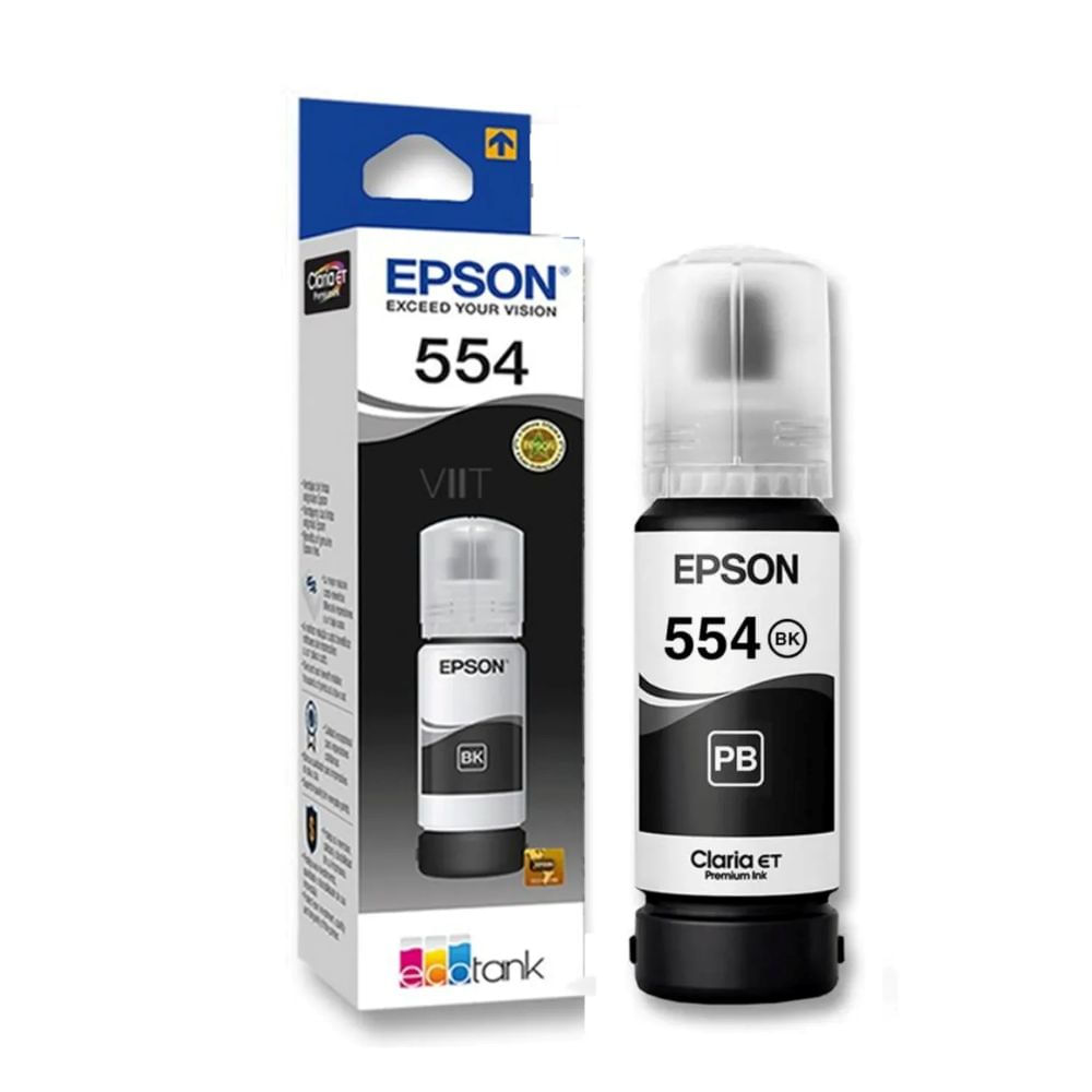 BOTELLA EPSON T554120-AL NEGRO PIGMENTADO L8160