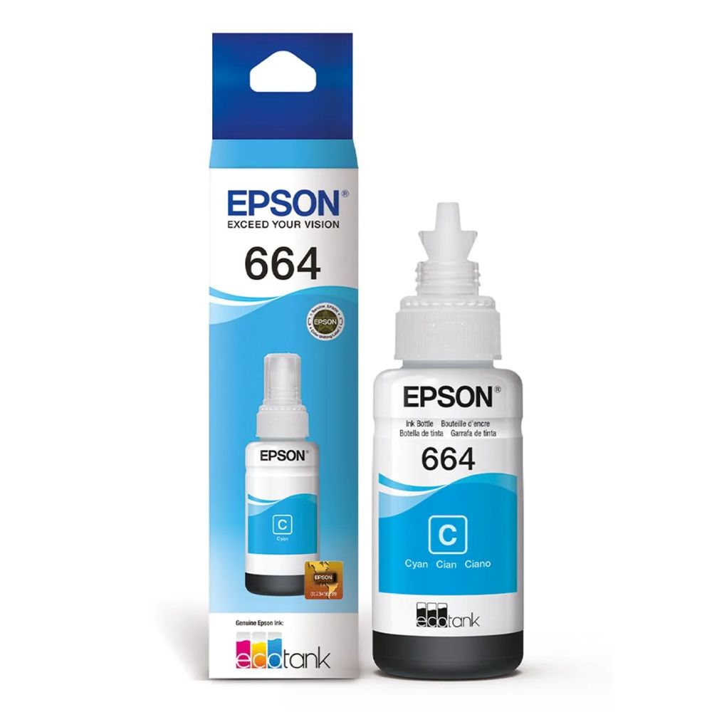 BOTELLA TINTA EPSON T664220-AL CIAN PARA L200