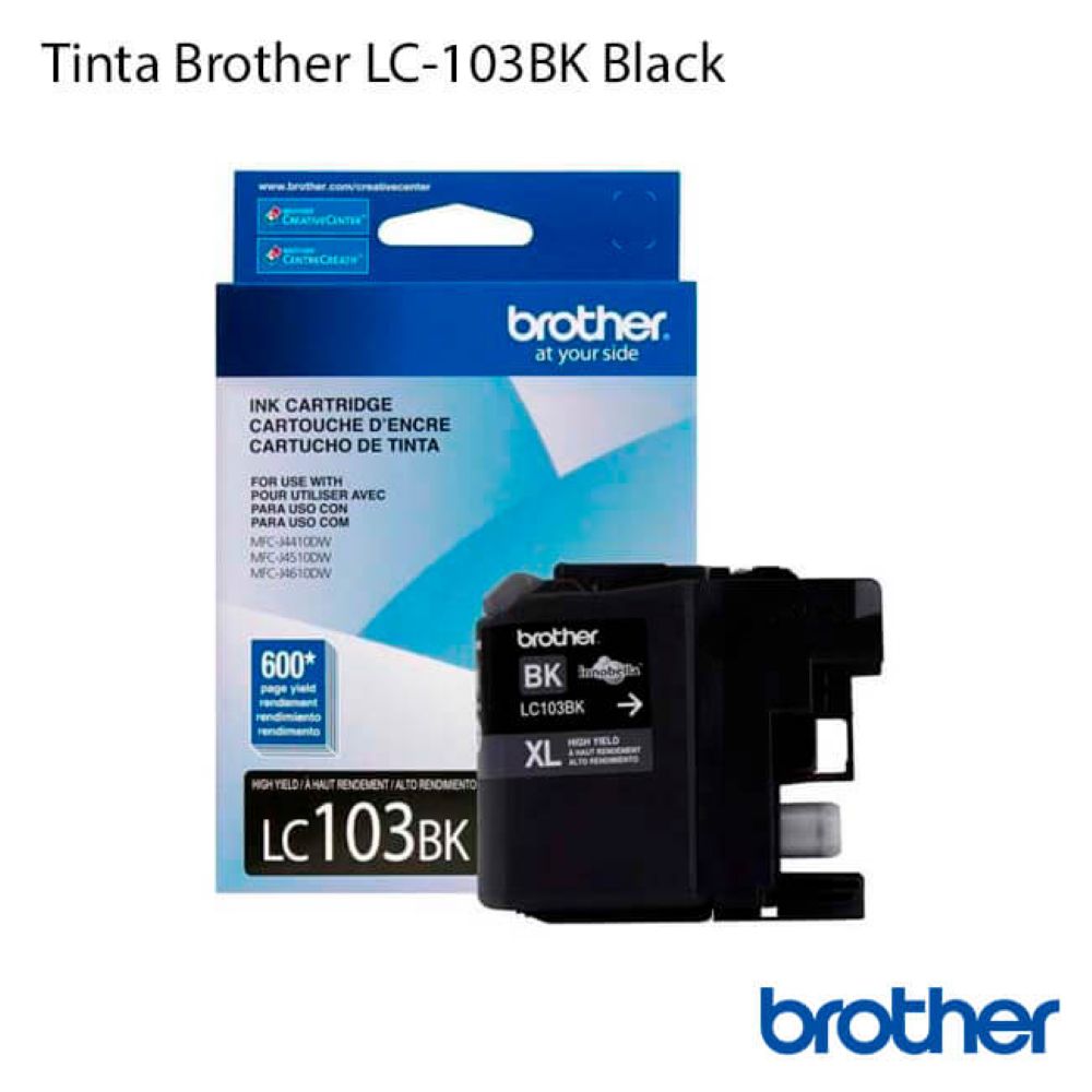TINTA BROTHER LC103BK BLACK MFC-J4510DW 600 PAG
