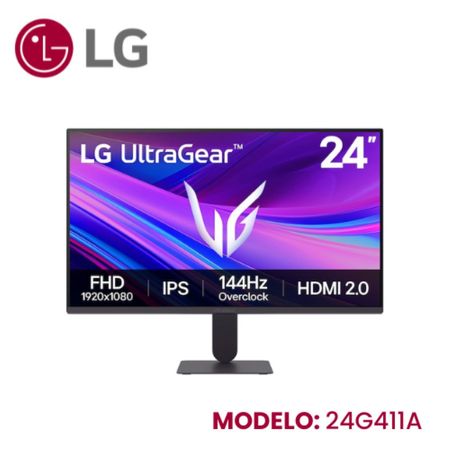 MONITOR LG LED 24 IPS FHD 24G411A-B 144HZ 1MS HDMI
