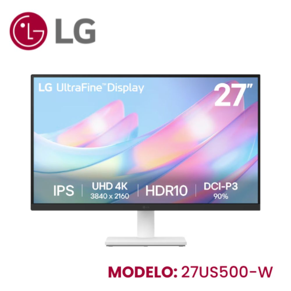 MONITOR LG LED UHD 27"" 27US500 HDR