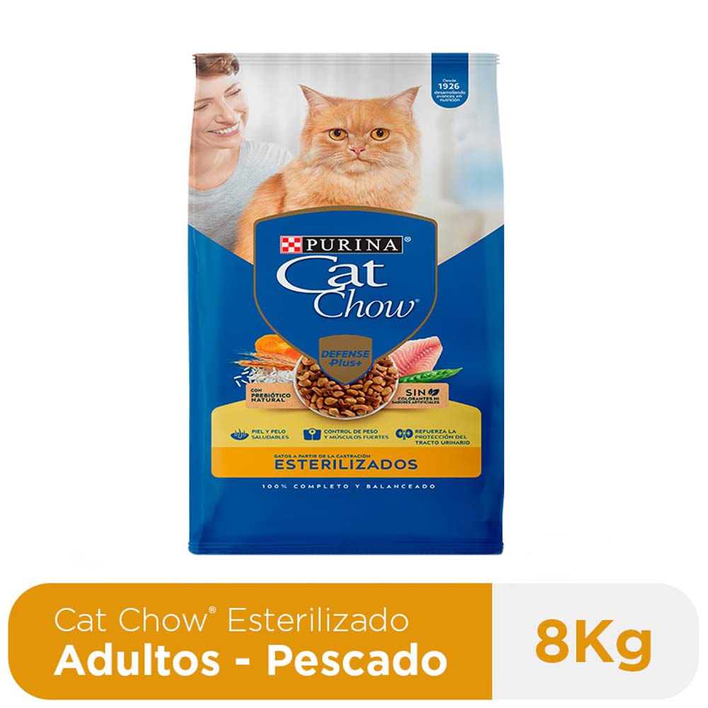 Alimento para Gatitos Cat Chow Esterilizado 8 kg