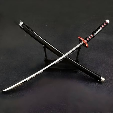 Espada Katana Demon Slayer Tanjiro Adorno Decoración con Base