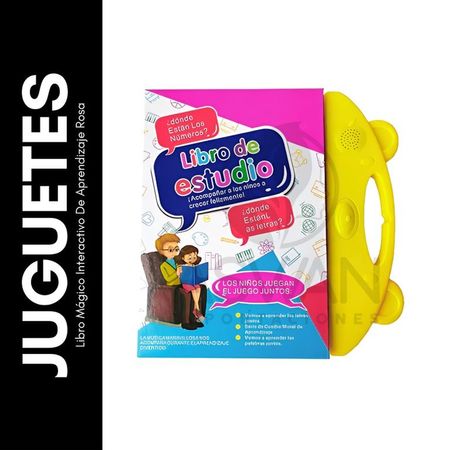 Libro Mágico Interactivo De Aprendizaje Rosa Rosado