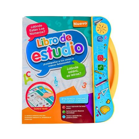 Libro Mágico Interactivo De Aprendizaje Celeste Celeste