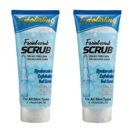 PACK 2 GEL PEELING FACIAL ÁC. HIALURÓNICO 170ML WOKALI