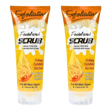 PACK 2 GEL PEELING FACIAL VITAMINA C 170ML WOKALI