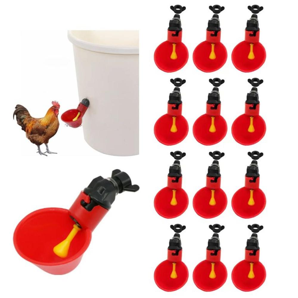 PACK X12UND BEBEDERO AUTOMÁTICO PARA AVES DE CORRAL CODORNIZ