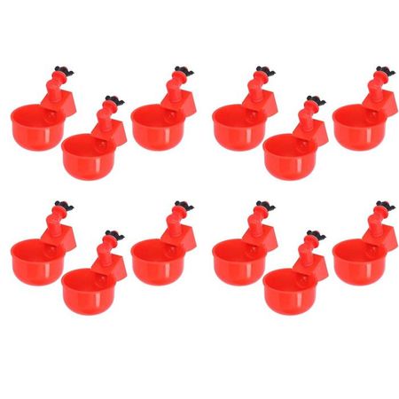Pack x12 bebedero basculante para aves