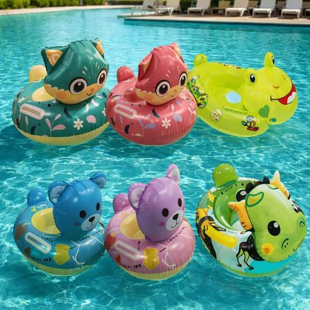 Flotador Inflable Infantil con Diseño de Animalitos para Piscina