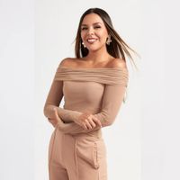 Top de Tul Off Shoulder Jhoselyn