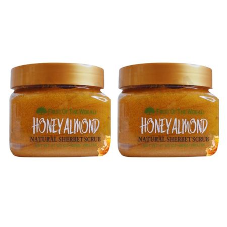 PACK 2 EXFOLIANTE CORPORAL HONEY ALMOND 600G WOKALI