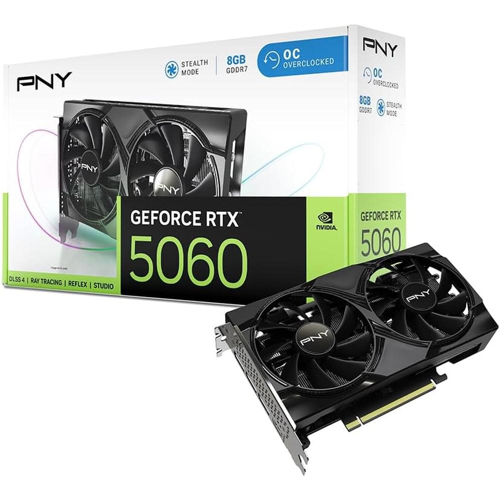 PNY RTX 5060 8GB GDDR7 Dual Fan