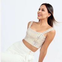 Corset de Brillos silver and gold