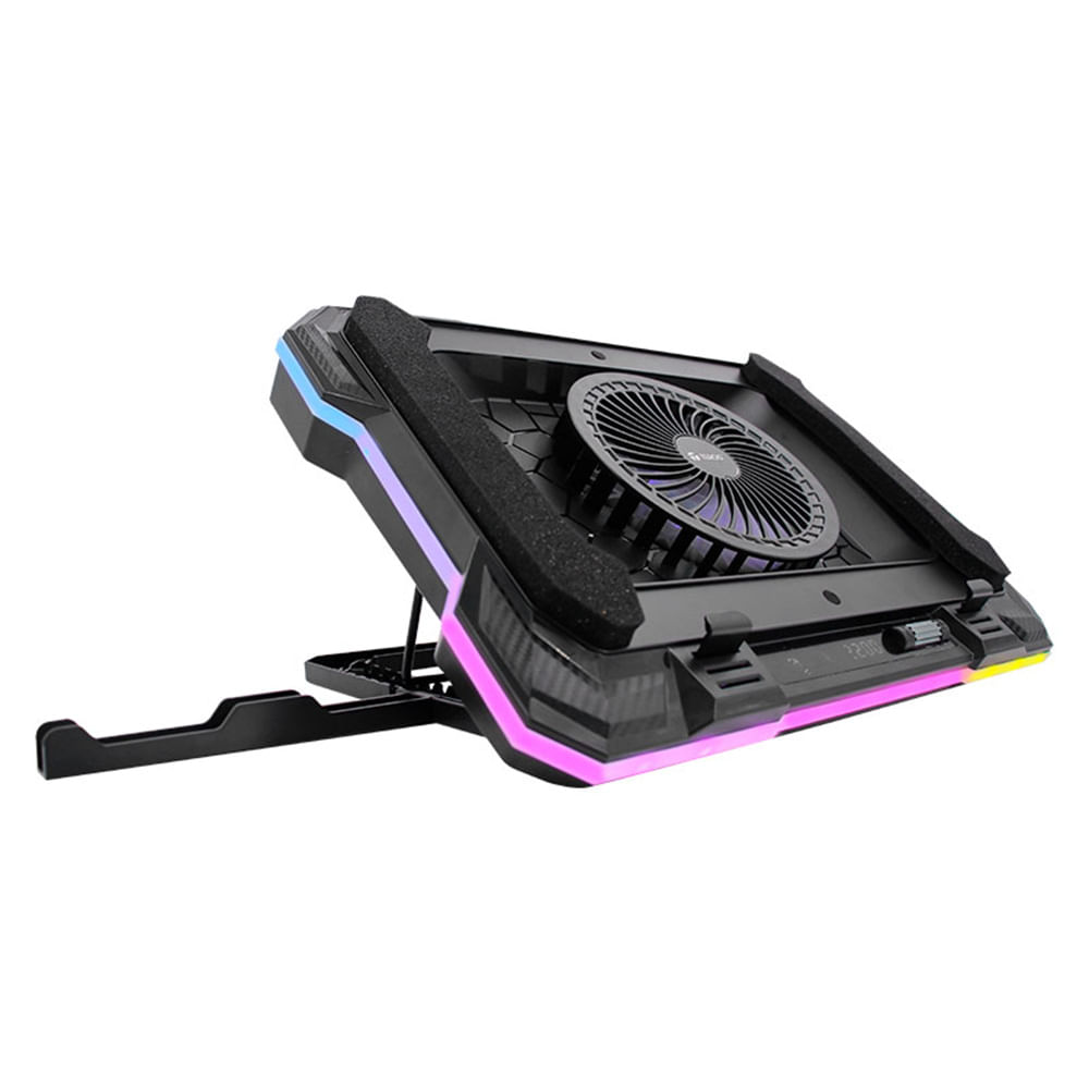 Cooler para laptop TE7133N RGB de 14 hasta 19 pulgadas