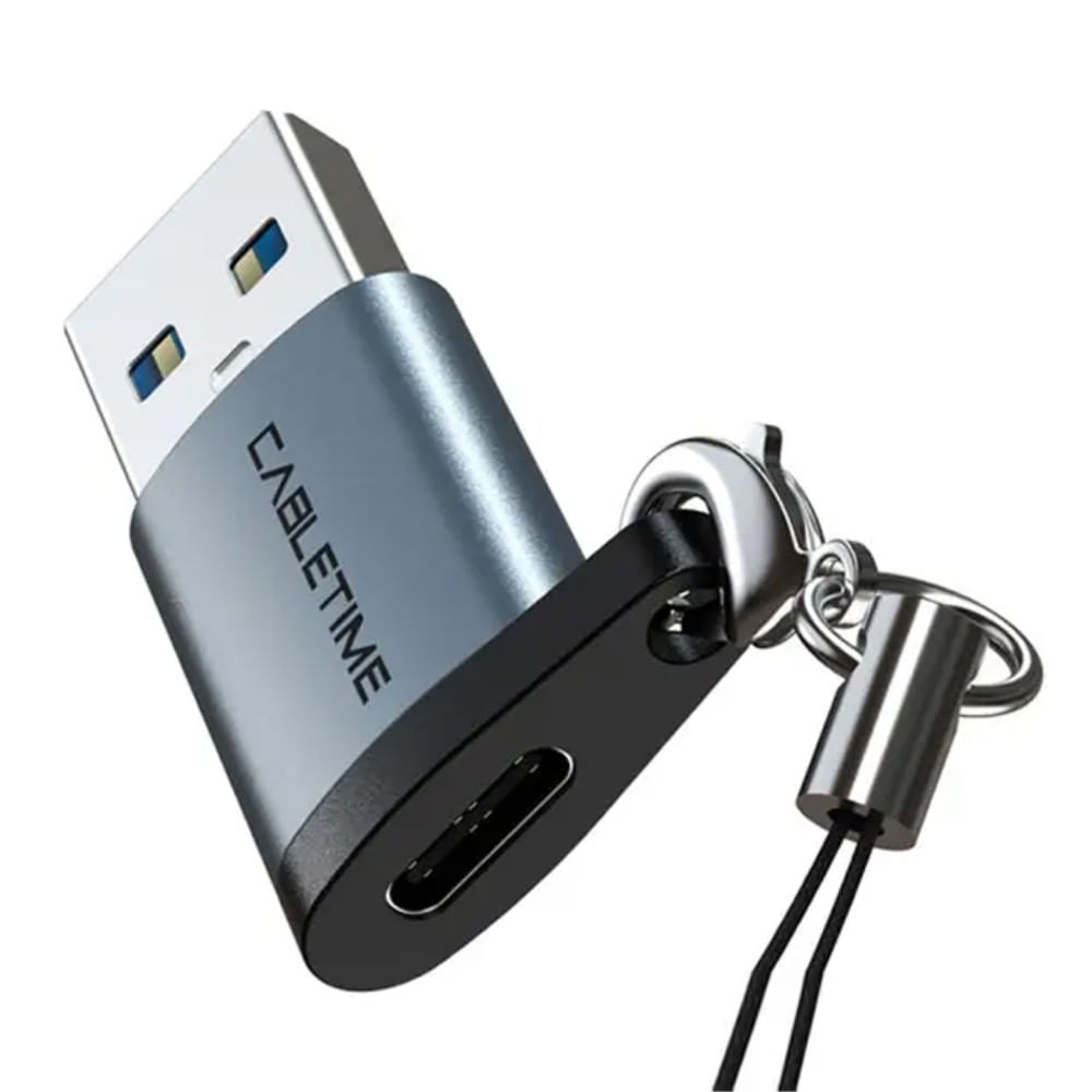 Adaptador USB-C a USB-A 5Gbps OTG Cabletime Premium CP73G - CT-OTG-AMCF-AGL