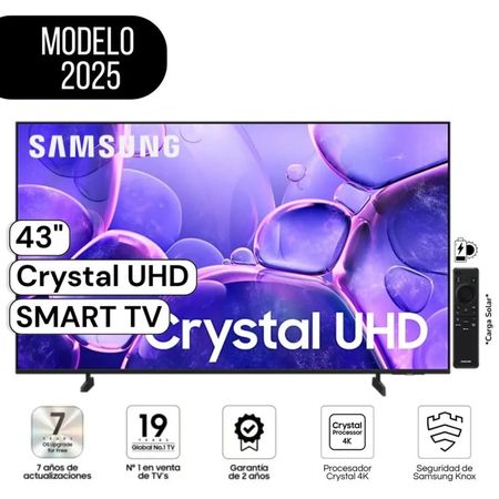 Televisor Samsung Smart TV 43 Crystal 4K UHD UN43U8000FGXPE