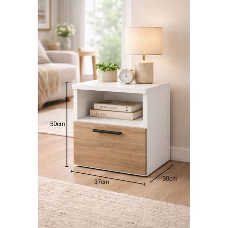 Velador Devil Color Blanco\Duna TU MESITA