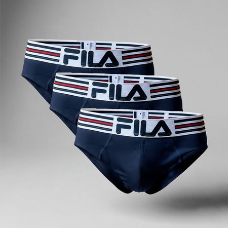 Pack x3 Trusa Fila Hombre Azul Marino Talla XL