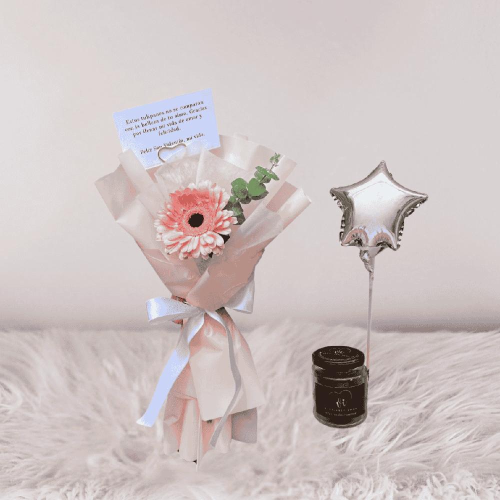 Love Duo Gerbera - Brownie