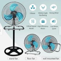 Ventilador industrial 3 en 1 de 18..3 aspas