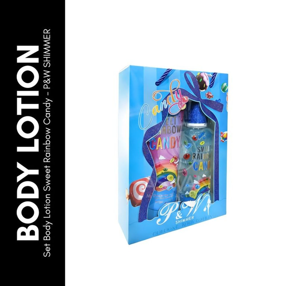 Set Body Lotion Sweet Rainbow Candy - P&W SHIMMER