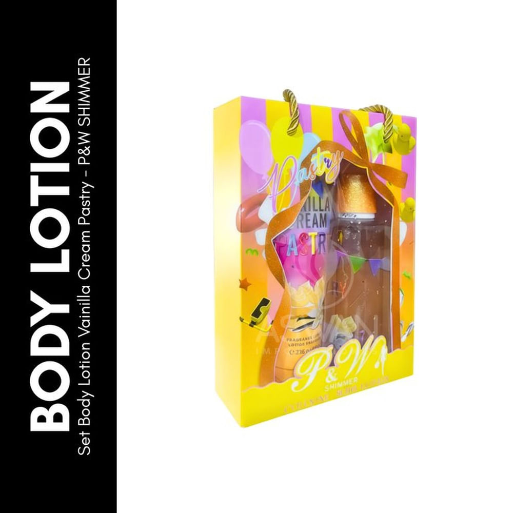 Set Body Lotion Vainilla Cream Pastry - P&W SHIMMER