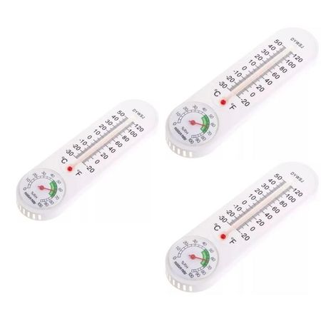 PACK X3 TERMOMETRO DE PARED MEDIDOR DE TEMPERATURA Y HUMEDAD