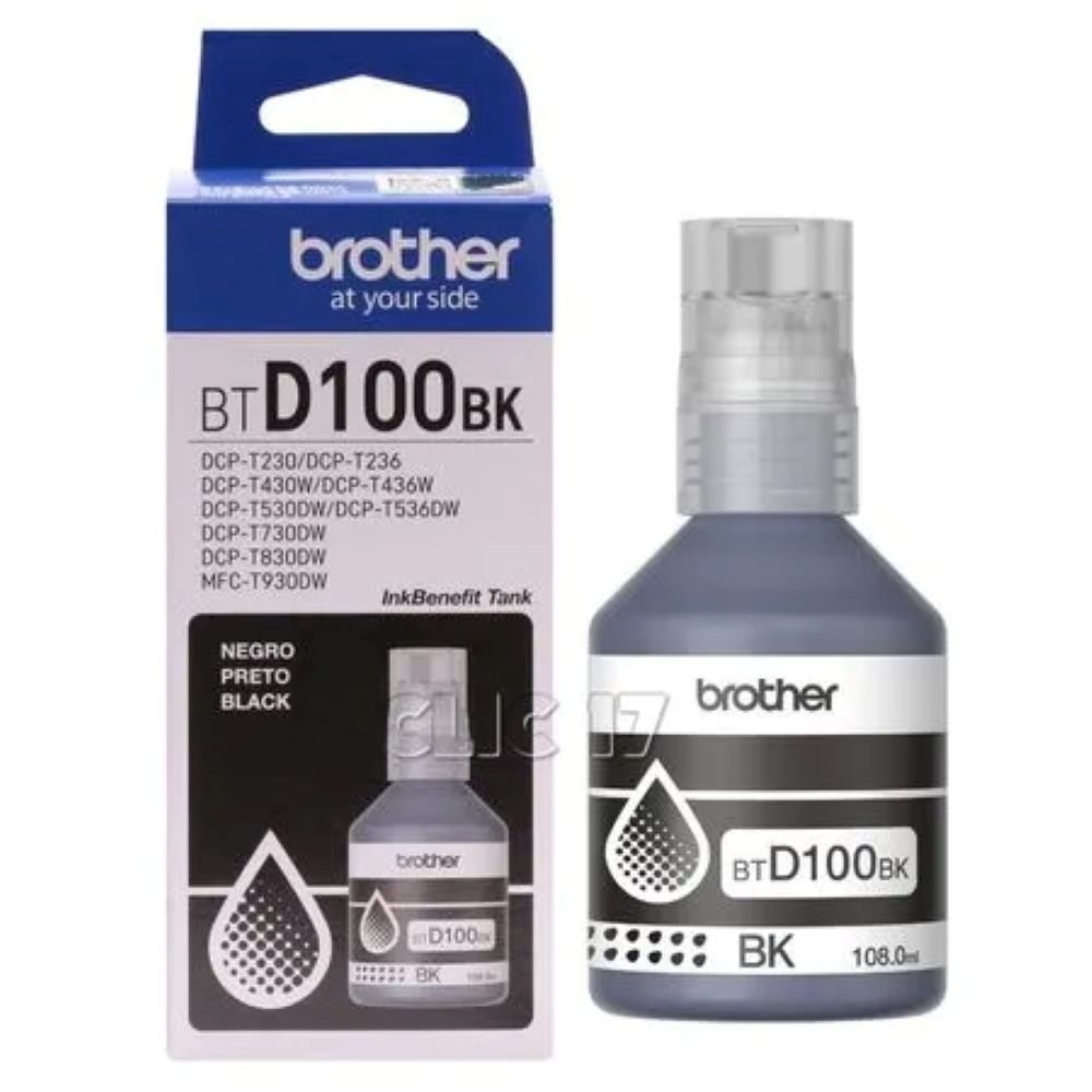 TINTA BROTHER BTD100BK BLACK DCP-T230/430W/436W
