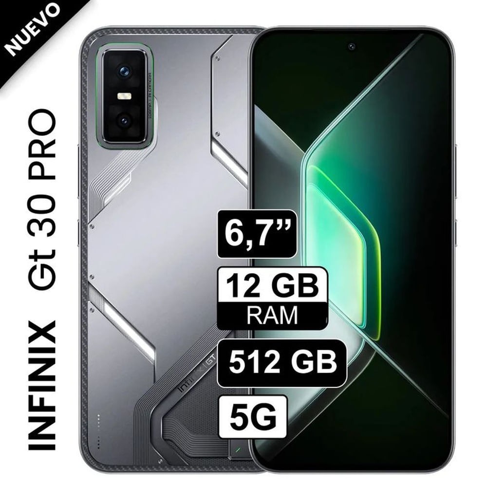 Celular Infinix Gt 30 Pro 5G Dual Sim 512GB 12GB Ram GRIS