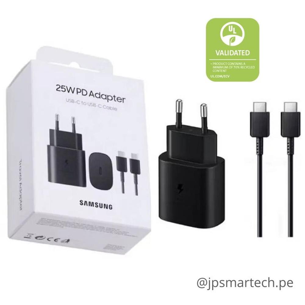 Cargador Samsung 25W Original - Carga Rápida