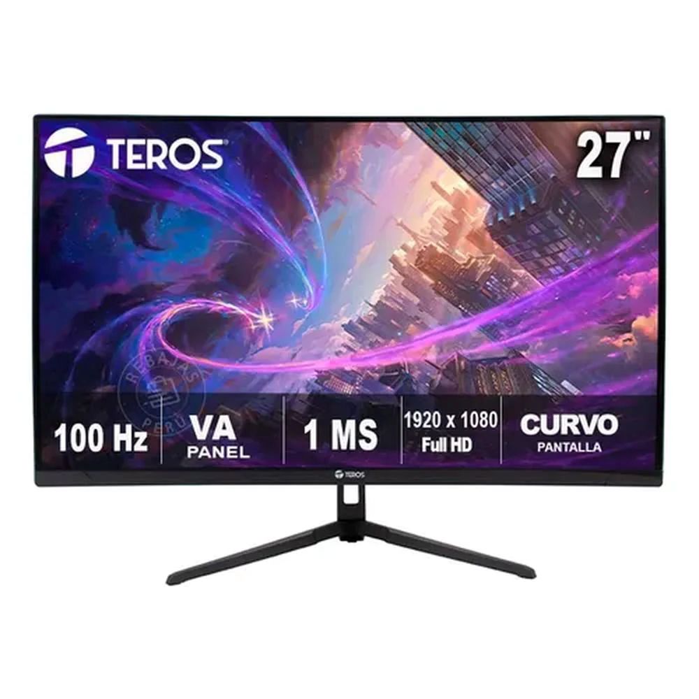 Monitor Teros TE-2732S, 27"" VA, 100Hz, 1920x1080, Full HD, HDMI, DP, VESA, FREESYNC
