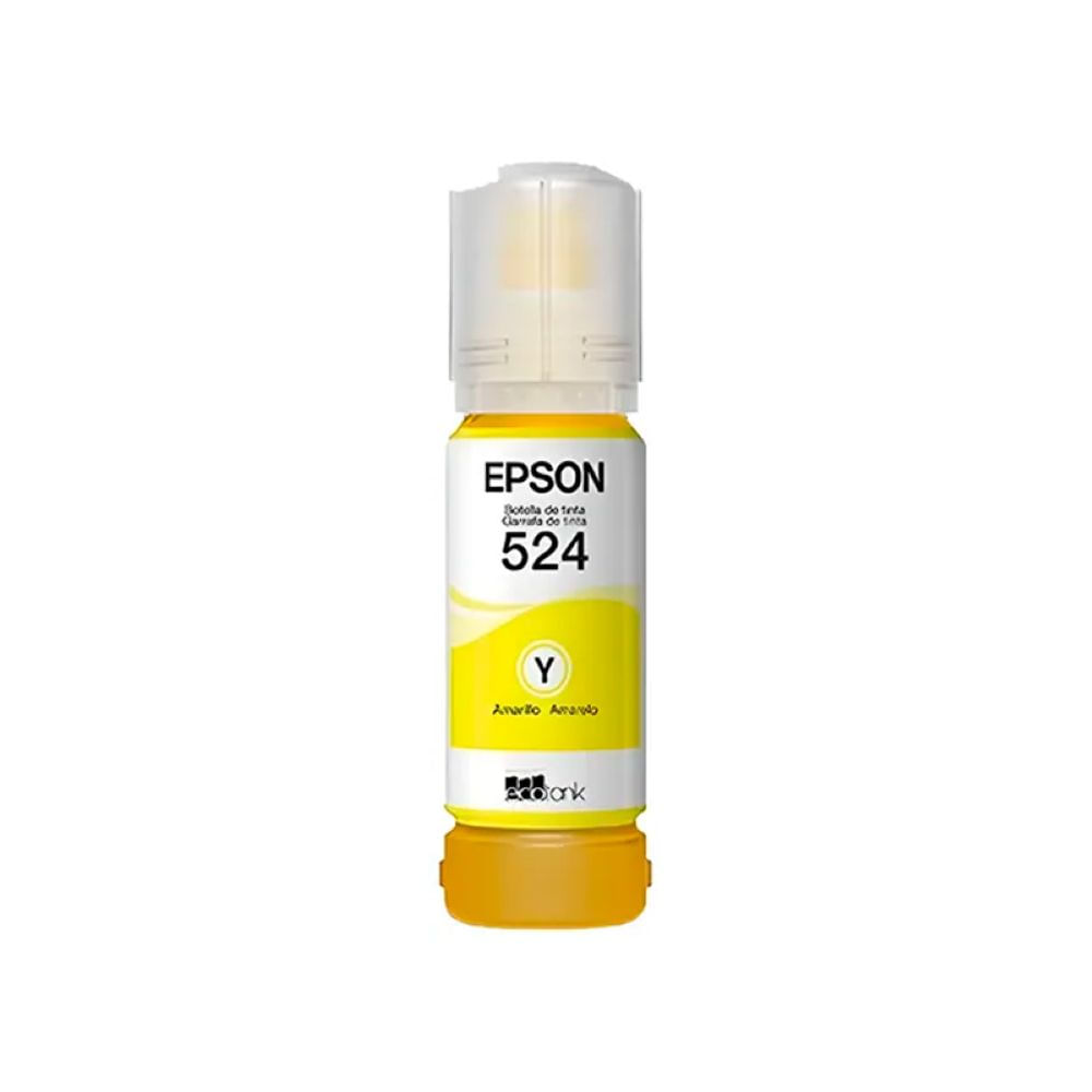 Botella de Tinta Epson T524 Amarilla