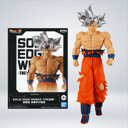 FIGURA BANPRESTO  DBS - SOLID EDGE WORKS-THE DEBUT-SON GOKU ULTRA INSTINCT