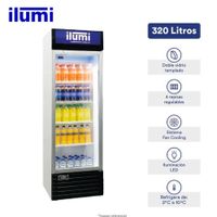 Exhibidor Ilumi Vertical Con Sistema Fan Cooling 320Lt BC-3200FC - Blanco