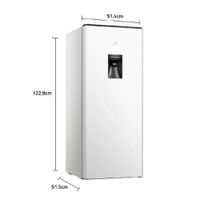 REFRIGERADORA INDURAMA 177 L CON DISP DE AGUA BLANCA - RI-289DBL