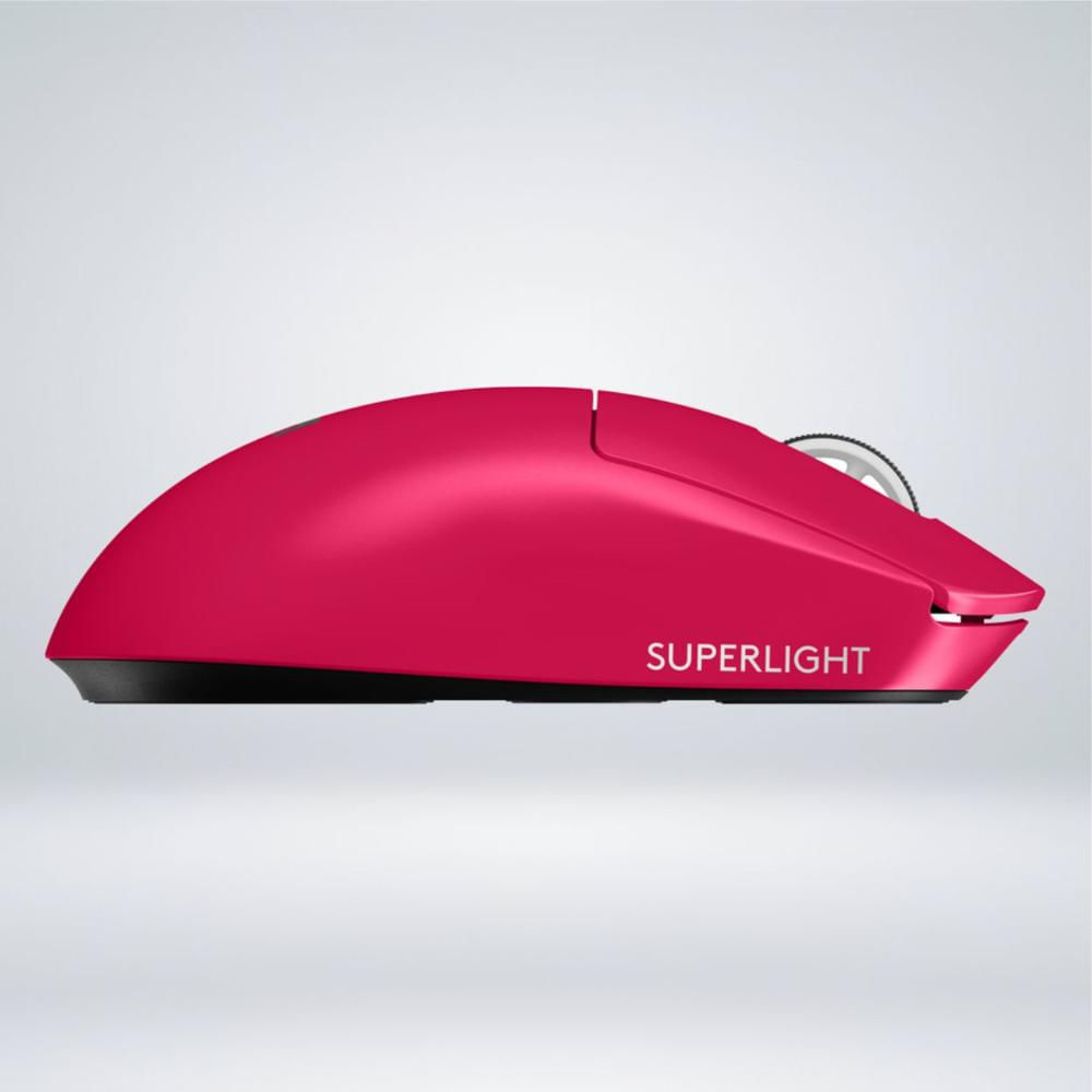 MOUSE GAMER G PRO X SUPERLIGHT 2C HERO 2 LIGHTSPEED 44KDPI 5botones 95hrs 51gr FUCSIA