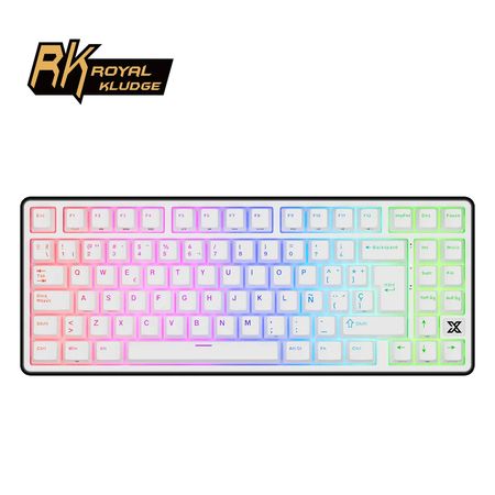 TECLADO ROYAL KLUDE RK X87 CABLEADO BLACKNIGHT