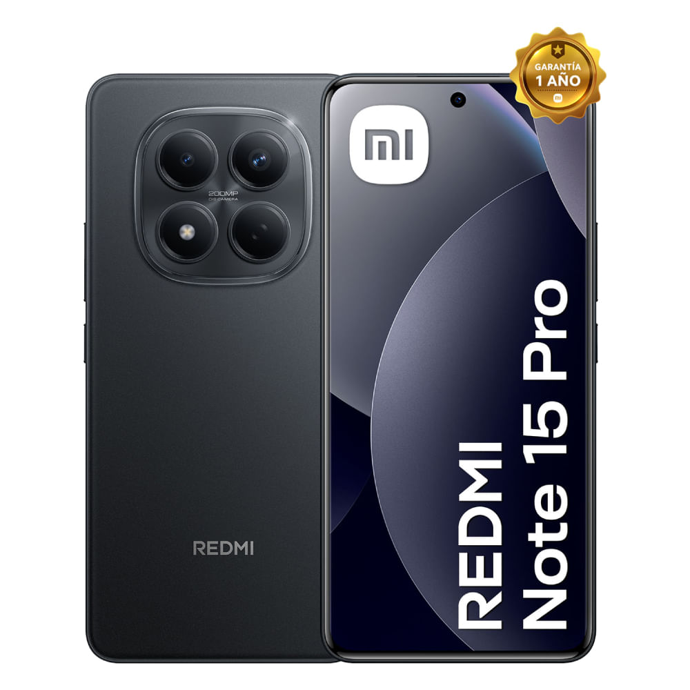 REDMI NOTE 15 PRO 4G 8GB RAM 256GB ROM COLOR NEGRO