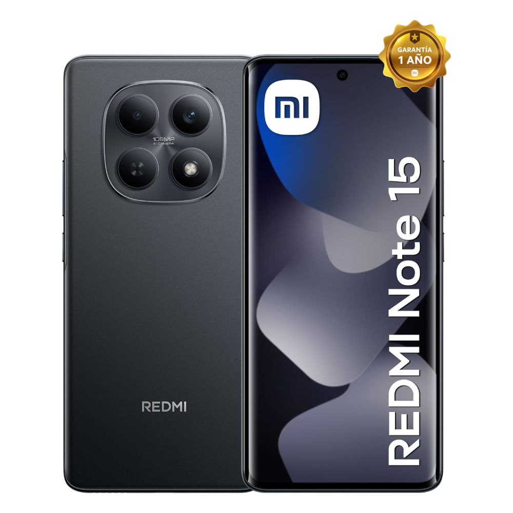 REDMI NOTE 15 8GB RAM 256GB ROM COLOR NEGRO