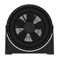 Ventilador de Piso Orange 20"" KYT50-4 Negro con 3 Velocidades Metal/Plástico
