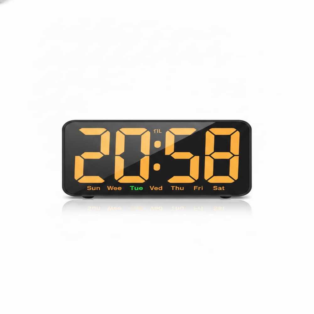 Reloj Digital LED Multifunción Naranja